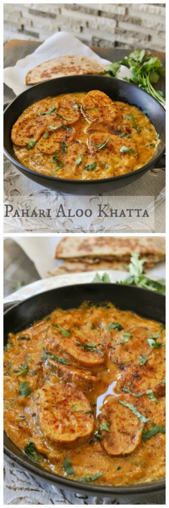 Pahari Aloo Palda Recipe - Uttarakhand Style Khatta Aloo